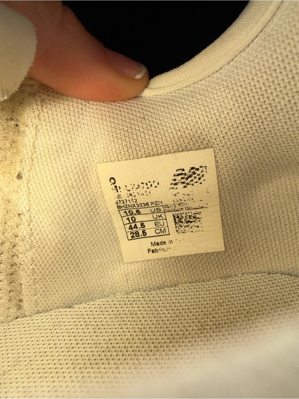 New Balance All-White Mesh Athletic Sneakers